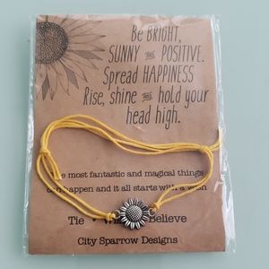Sunflower bracelet